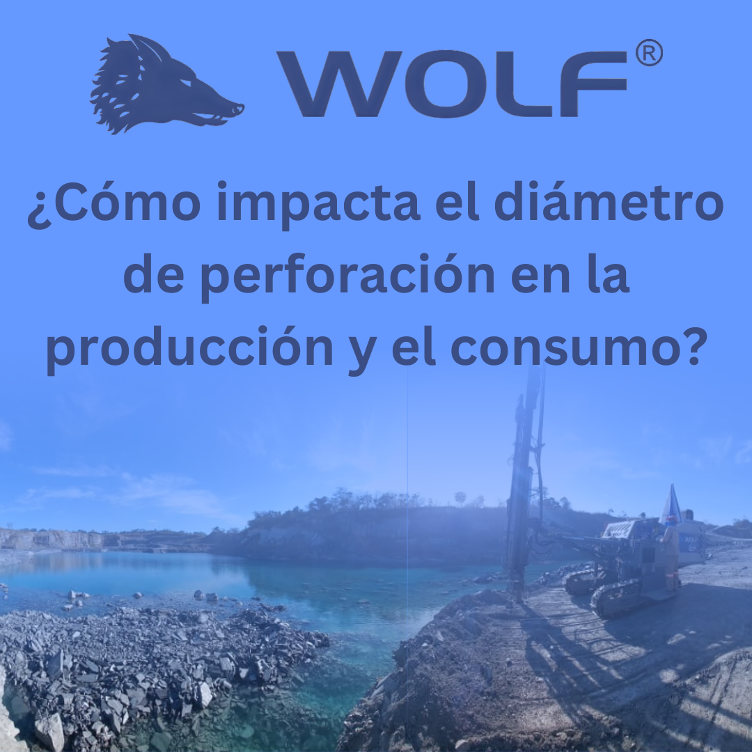 ¿Cómo impacta el diámetro de perforación en la producción y el consumo?